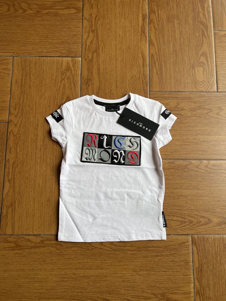 T-shirt manica corta John Richmond per bambino taglia 24 Mesi